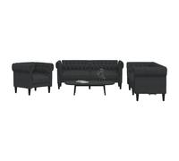 VIDAXL Ensemble Canapés 3 pcs Tissu