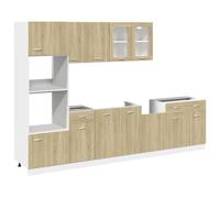 Kitchen Cabinet Set, Kitchen Cabinet Sets,ensemble D'armoires De Cuisine vidaXL