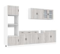 vidaXL Ensemble d'armoires de Cuisine 7 pcs Kalmar Bois d'ingénierie