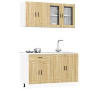 vidaXL Ensemble de 4 meubles de cuisine ""Porto"" en chêne Sonoma 3314874