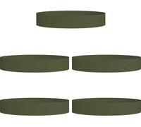 vidaXL, ensemble de 5 anneaux de jardin, couleur olive, 120 x 120 x 20 cm