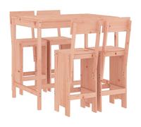 vidaXL Ensemble de 5 bars de jardin en bois massif de douglas