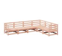 vidaXL Ensemble de 6 canapés de jardin en bois massif de douglas