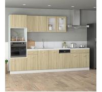 vidaXL Ensemble de 7 meubles de cuisine ""Lyon"" en chêne Sonoma 3307653