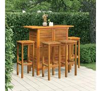 vidaXL Ensemble de bar de jardin 5 pcs Bois
