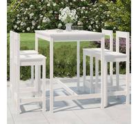 vidaXL Ensemble de bar de jardin 5 pcs - Bois de pin massif