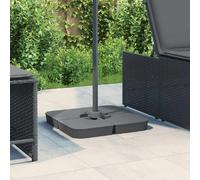 vidaXL Ensemble de base de parasol pour parasols à pied croisé 4pcs PP