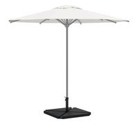 Vidaxl Ensemble De Bases De Parasols De Jardin 5 Pcs Granit Et Acier