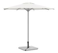 Vidaxl Ensemble De Bases De Parasols De Jardin 5 Pcs Granit Et Acier