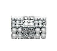 vidaXL Ensemble de 100 boules de Noël Argent