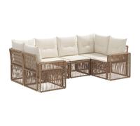 vidaXL Ensemble de canapé de Jardin 6 pc 6-Nombre de Places
