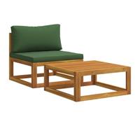 vidaXL Ensemble de canapé modulable avec Coussins 2 pc