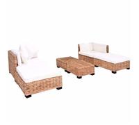 vidaXL Ensemble de canapés 16 pcs Rotin naturel 244625