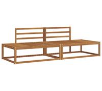 vidaXL Ensemble de canapés d'extérieur en bois massif d'acacia naturel