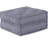 vidaXL Ensemble de canapés modulaires, 2 pièces, tissu gris, 140 x 70 x 36 cm