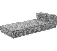 vidaXL Ensemble de canapés modulaires, tissu gris clair, 70 x 70 x 56 cm