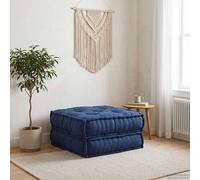 vidaXL Ensemble de canapés modulaires, tissu indigo, 70 x 70 x 36 cm