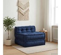 vidaXL Ensemble de canapés modulaires en tissu indigo 70 x 70 x 56 cm