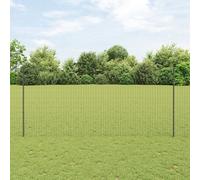 Vidaxl Ensemble De Clôture De Jardin Set De 2 Gris Métal 10 X 1,4 Mètres