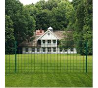 vidaXL Ensemble de clôture Euro 20×1,5 m Acier Vert – Grillage de maille Jardin