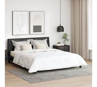 vidaXL Ensemble de Couette 3 pcs Blanc 200 x 200 cm Microfibre