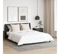 vidaXL Ensemble de Couette 3 pcs Blanc 200 x 200 cm Microfibre