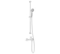 vidaXL Ensemble de Douche Chrome 150 cm Acier inoxydable, Améliorez votre salle de bain, douche facile à nettoyer, robinet à haute pression et moderne à fixer au mur