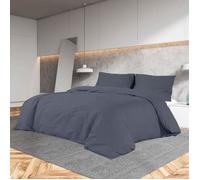 vidaXL Ensemble de housse de couette Anthracite Microfibre 200x220 cm