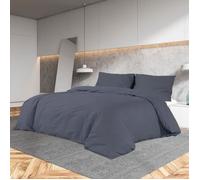 vidaXL Ensemble de housse de couette Anthracite 260x240 cm Microfibre135940