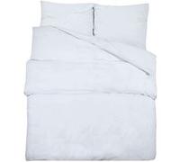 vidaXL Ensemble de housse de couette Blanc 140x200 cm Coton136161