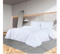 vidaXL Ensemble de housse de couette Blanc 220x240 cm Microfibre136019