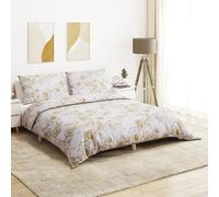 Vidaxl Ensemble De Housse De Couette Blanc Et Marron 260x220 Cm Coton