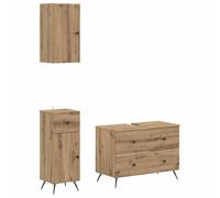 vidaXL Ensemble de Meuble de Salle de Bain 3 pièces Breda