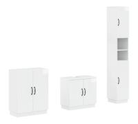 vidaXL Ensemble de Meuble de Salle de Bain 3 pièces HOORN
