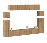 Ensemble de meuble TV mural 8 pcs chêne artisanal chêne G