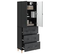 vidaXL Ensemble de Meubles 2 pcs 66 x 34,5 x 90 cm Bois d'ingénierie, Ensemble de Meubles Adaptable, pièces Modernes et élégantes pour Votre Salon, Bureau ou Maison, Design Pratique