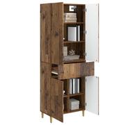vidaXL Ensemble de Meubles 2 pcs 66 x 34,5 x 90 cm Bois d'ingénierie, Ensemble de Meubles Chic, Polyvalent, agencement Flexible, déco contemporaine pour Salon, Espace extérieur