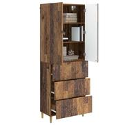 vidaXL Ensemble de Meubles 2 pcs Bois Ancien 66 x 34,5 x 90 cm, Armoire de Rangement Tendance, Organisateur de Bureau Moderne, étagère Fonctionnelle, Meuble pour Salon et Plus