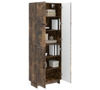 vidaXL Ensemble de Meubles 2 pcs Chêne fumé 66 x 34,5 x 90 cm, Ensemble de Meubles élégant, Salon Moderne, Salle à Manger Pratique, Chambre modulable Chic, pièces contemporaines économes en空间