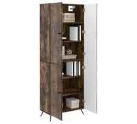 vidaXL Ensemble de Meubles 2 pcs Chêne fumé Bois d'ingénierie, Ensemble de Meubles d'extérieur Tendance, compacts et Personnalisables pour Un Style de Vie Moderne, intérieur et extérieur