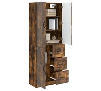 vidaXL Ensemble de Meubles 2 pcs Chêne fumé Bois d'ingénierie, Structures Confortables, Design Moderne, Meubles Polyvalents, Utilisation Flexible pour intérieur et extérieur