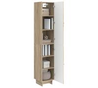 vidaXL Ensemble de Meubles 2 pcs Chêne Sonoma 34,5 x 33 x 90 cm, Ensemble de Meubles réglable, Salon Moderne, Bureau Fonctionnel, déco Cozy et stylé