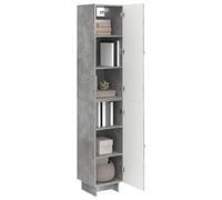 vidaXL Ensemble de Meubles 2 pcs Gris béton 34,5 x 33 x 90 cm, Ensemble de Meubles réglable, Salon Moderne, Bureau Fonctionnel, déco Cozy et stylé