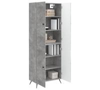vidaXL Ensemble de Meubles 2 pcs Gris béton Bois d'ingénierie, Ensemble de Meubles d'extérieur Tendance, compacts et Personnalisables pour Un Style de Vie Moderne, intérieur et extérieur