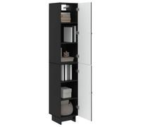 vidaXL Ensemble de Meubles 2 pcs Noir 34,5 x 33 x 90 cm, Ensemble de Meubles réglable, Salon Moderne, Bureau Fonctionnel, déco Cozy et stylé