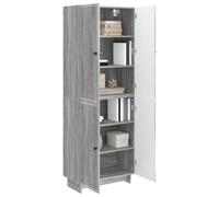 vidaXL Ensemble de Meubles 2 pcs Sonoma Gris 66 x 34,5 x 90 cm, Ensemble de Meubles élégant, Salon Moderne, Salle à Manger Pratique, Chambre modulable Chic, pièces contemporaines économes en空间