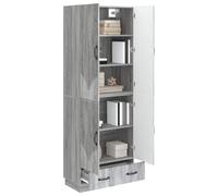 vidaXL Ensemble de Meubles 2 pcs Sonoma Gris Bois d'ingénierie, Ensemble de Meubles Modernes, Bureau Ergonomique, Salon Dynamique, Accessoires de Travail Pratiques, Solutions de Rangement