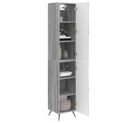 vidaXL Ensemble de Meubles 2 pcs Sonoma Gris Bois d'ingénierie, Ensemble de Meubles Polyvalents, Salon Multi-Usage, Bureau Ergonomique, Rangement modulaire innovant, Gain de Place