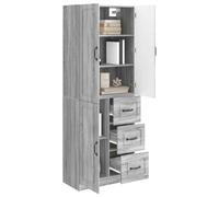 vidaXL Ensemble de Meubles 2 pcs Sonoma Gris Bois d'ingénierie, Structures Confortables, Design Moderne, Meubles Polyvalents, Utilisation Flexible pour intérieur et extérieur