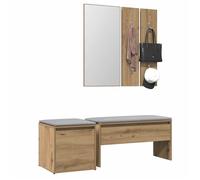 Ensemble de meubles de couloir chêne artisanal bois ingénierie 3329172